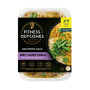 Beef Cashew Korma with Brown Rice & Green Beans