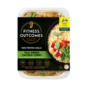 Thai Green Chicken Curry with Capsicum, Beans & Brown Rice