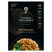 Beef Rendang with Broccoli and Brown Rice