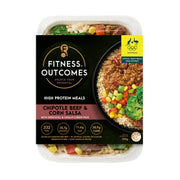 Chipotle Beef & Corn Salsa with Broccoli & Cauliflower Rice